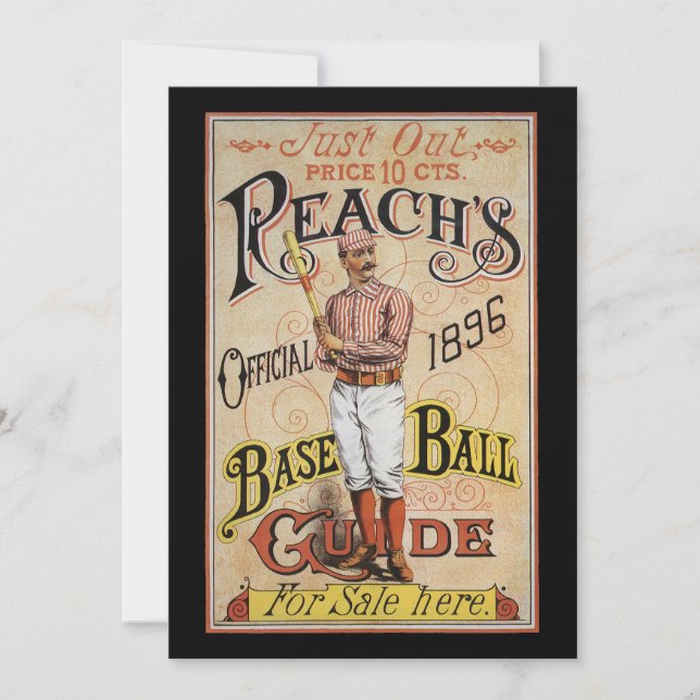 Illustration vintage de baseball de sports, couver (Devant)