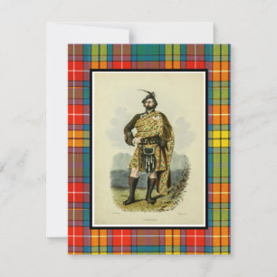 Illustration vintage de Buchanan Scottish Clansman