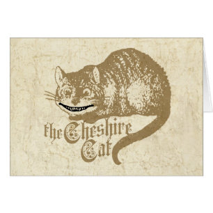 Illustration vintage de chat de Cheshire