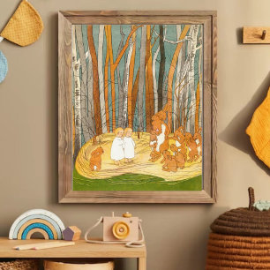 Illustration vintage de Sibylle Von Olfers Poster