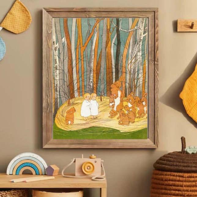 Illustration vintage de Sibylle Von Olfers Poster (Créateur téléchargé)