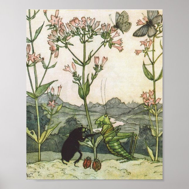 Illustration vintage Else Wenz-Vietor Affiche (Devant)