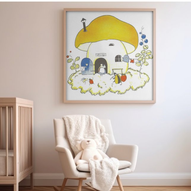 Illustration vintage par Else Wenz Vietor Affiche (Créateur téléchargé)