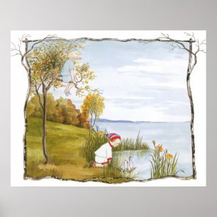 Illustration vintage par Sibylle Von Olfers Poster