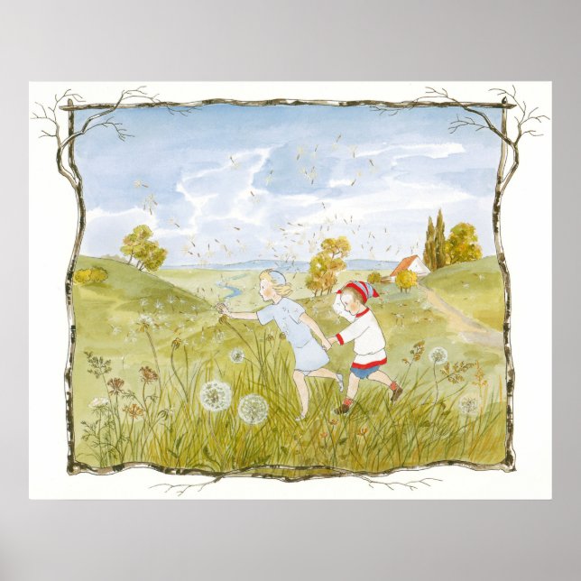 Illustration vintage par Sibylle Von Olfers Poster (Devant)