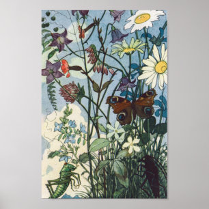 Illustration vintage Poster d'Else Wenz Vietor