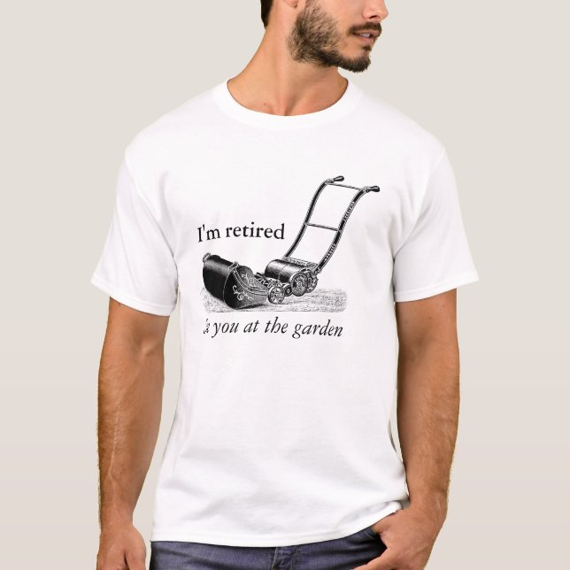 ILLUSTRATION VINTAGE - T-shirt de retraite (Devant)