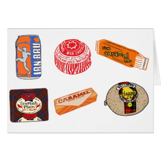 Illustrations de nourriture d'amusement d'Ecosse