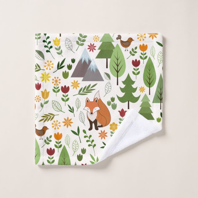 Illustrations de style scandinave+Crm Big Motif (Gant de toilette)