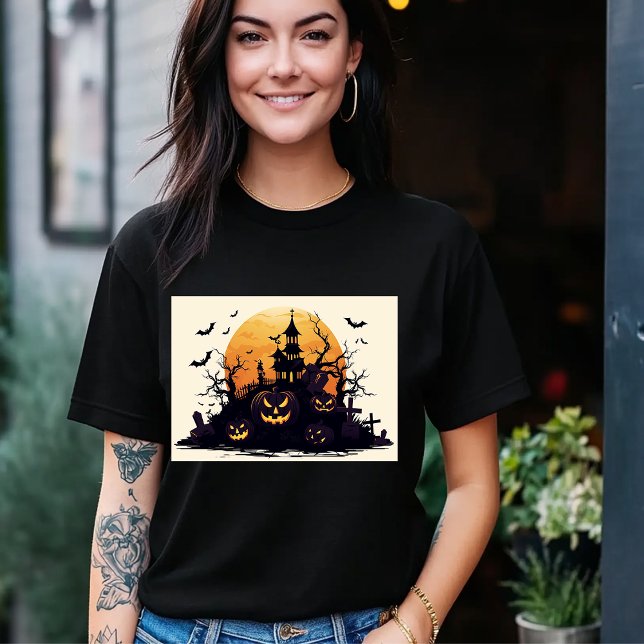 Illustrations effrayantes T-Shirt Halloween (Créateur téléchargé)