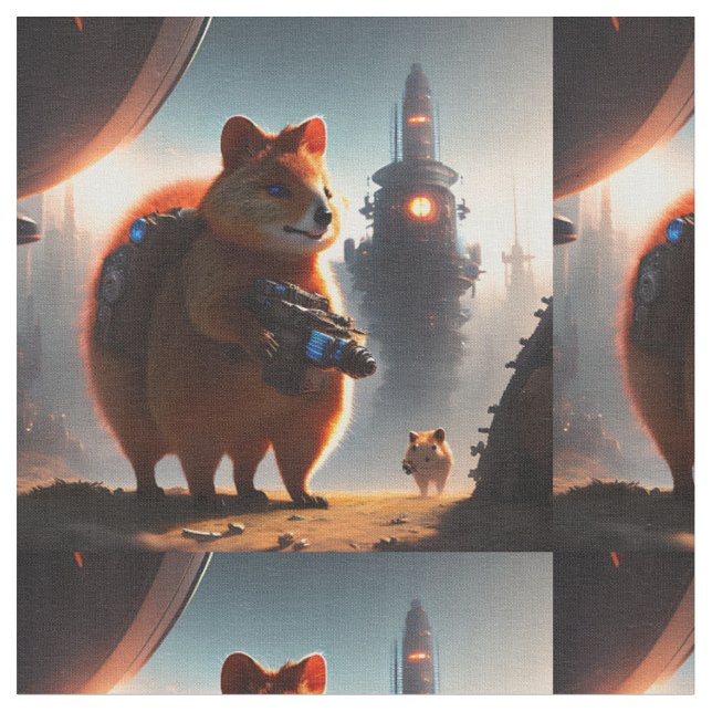 Ils m'appellent mon Quokka, Tissu (Fermer)