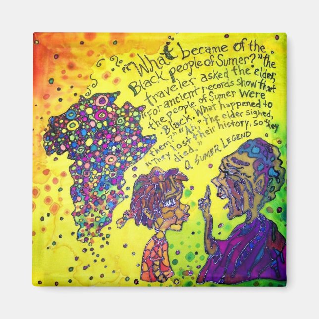 Ils Ont Perdu Leur Histoire Magnet Carré 2 Pouces (Devant)