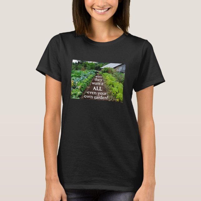 Ils veulent tout (sombre) T-shirt (Devant)