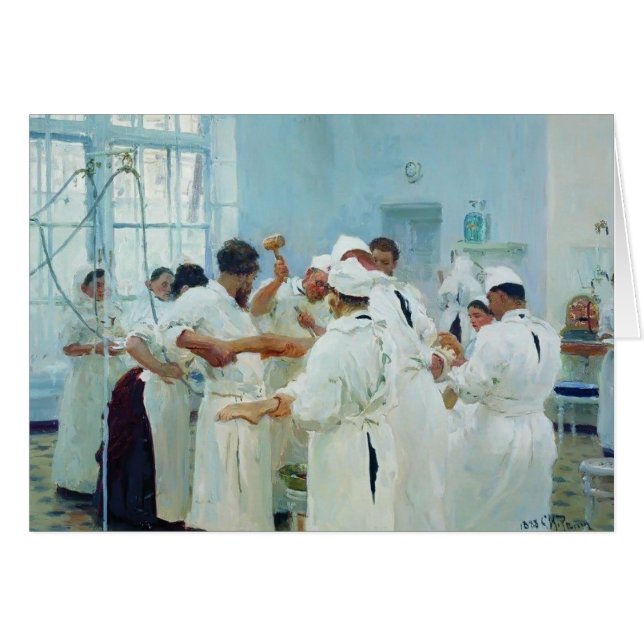 Ilya Repin- le chirurgien dans le théâtre (Devant horizontal)
