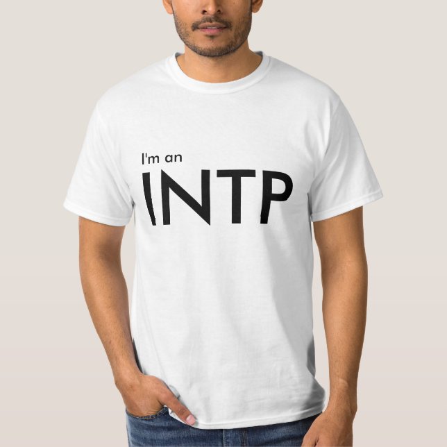 I'm an INTP - Personality Type Men's White Tshirt (Devant)