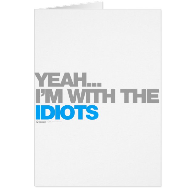 Im avec les idiots - comédie drôle d'humeur bue (Devant)