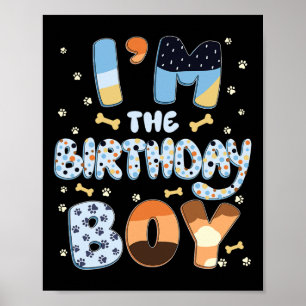 Im L'Anniversaire Boy Chien Famille Décorations De