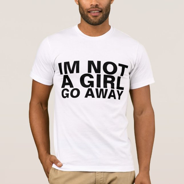 IM PAS UNE FILLE VONT T-SHIRT PARTI (Devant)