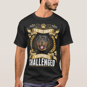 Im T-shirt de chien de rottweiler de bonheur