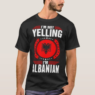 Im T-shirt de hurlement de l'Albanais Im