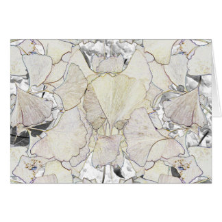 Image à l'encre de feuille de gingko