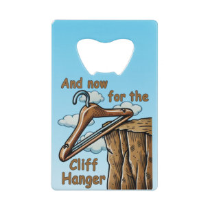 Image amusante de Cliff Hanger avec jeu de mot