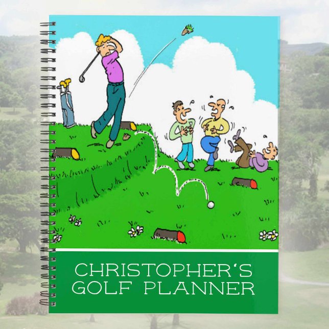 Image amusante de golfeurs jouant au golf. Golf (Créateur téléchargé)