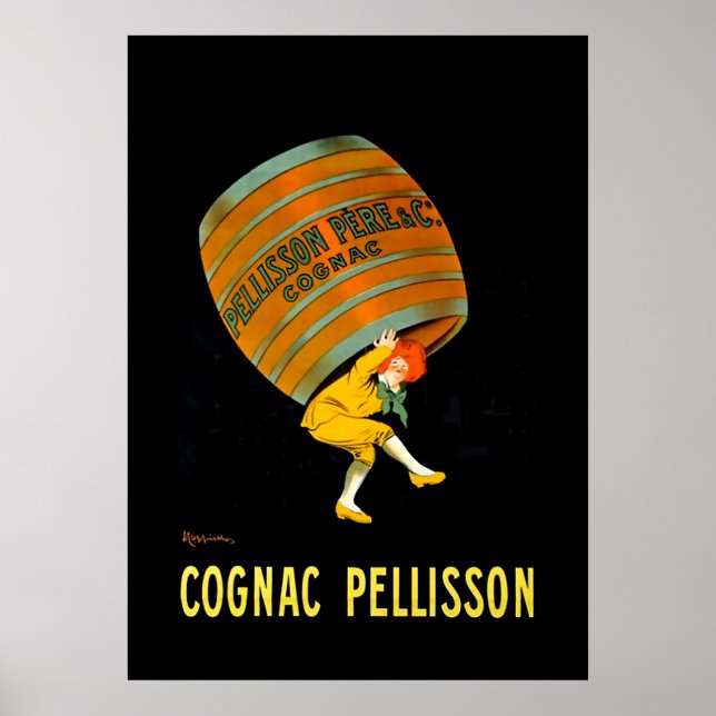 Image Art Déco de Leonetto Cappiello Cognac Pellis (Devant)