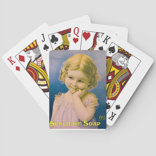 Image Art vintage pour les cartes à jouer (dos)