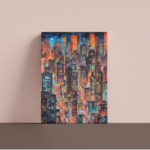 Image Cityscape En Toile De Nuit