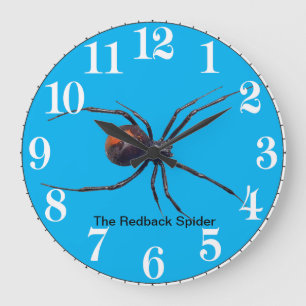 Image d'araignée pour horloge murale acrylique
