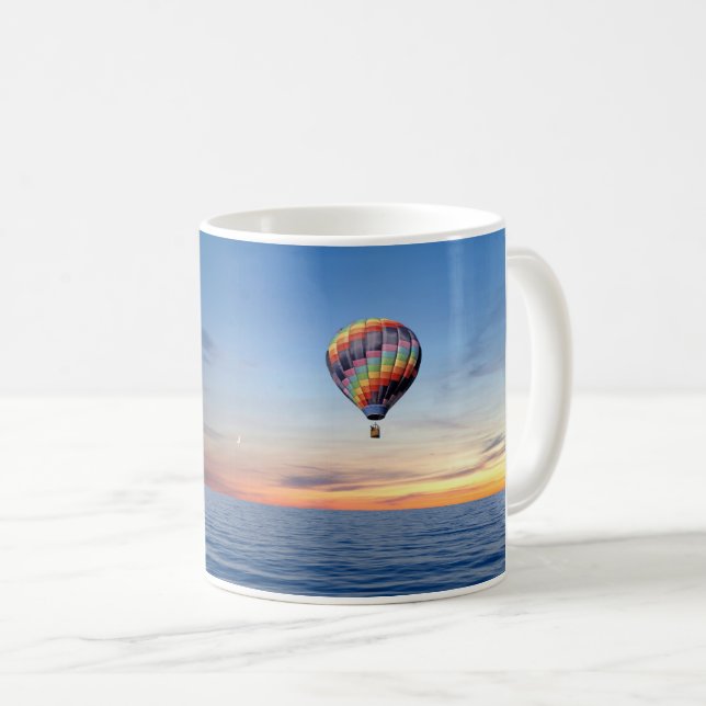 Image de ballon à air chaud pour Mug blanc classiq (Devant droit)