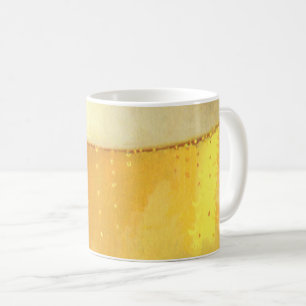 Image de bière pression vintage sur une tasse à ca
