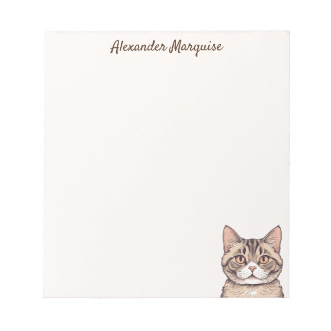 image de chat mignon Bloc-notes (Devant)