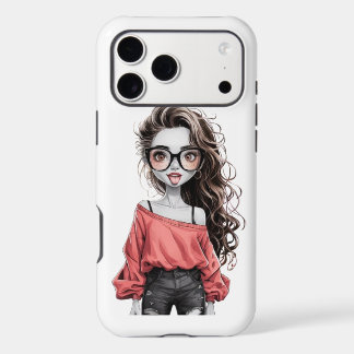 Image de fille avec iPhone rose