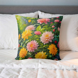 Image de fleur n° 23, série florale, coussin jeté
