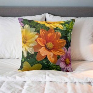 Image de fleur n° 27, série florale, coussin jeté