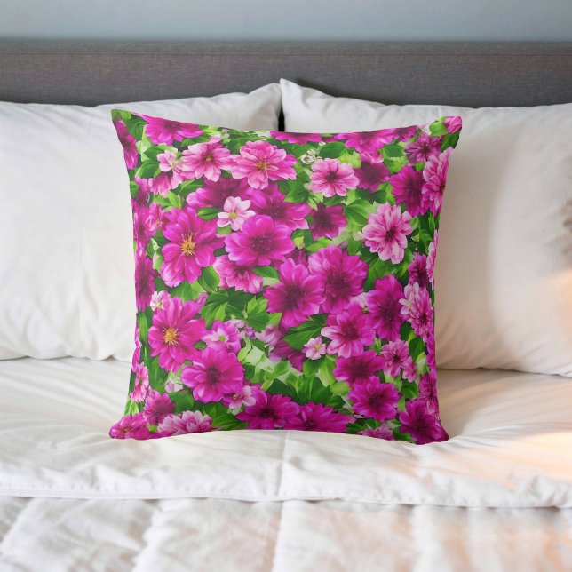 Image de fleur n° 2, série florale, coussin de jet (Créateur téléchargé)