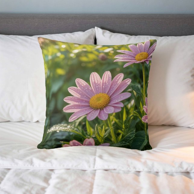 Image de fleur n° 37, série florale, coussin jeté (Créateur téléchargé)