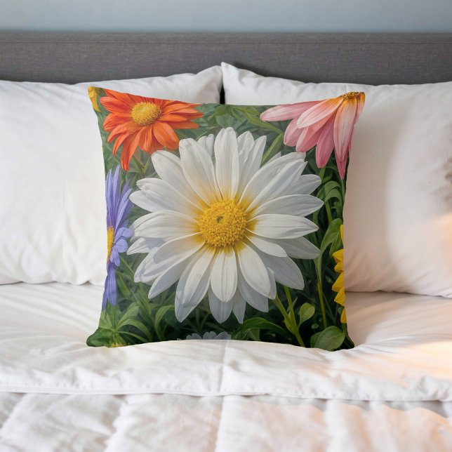 Image de fleur n° 3, série florale, coussin de jet (Créateur téléchargé)