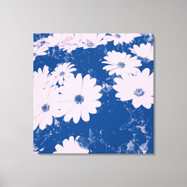 Image de fleurs sur toile (Recto)