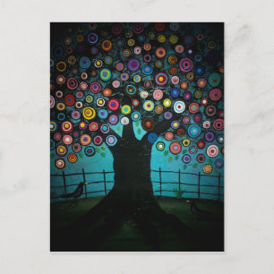 IMAGE DE FOLK ART PAR LORI EVERETT carte postale