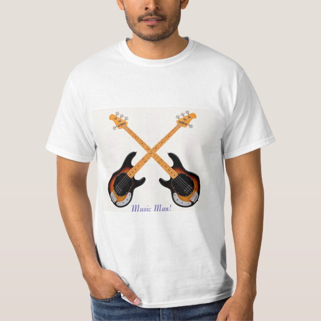 Image de guitare pour T-shirt homme (Devant)