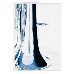 Image de klaxon bas de tuba sur le blanc