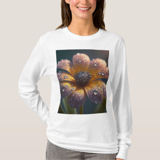 Image de la fleur" T-shirt à manches complètes pou