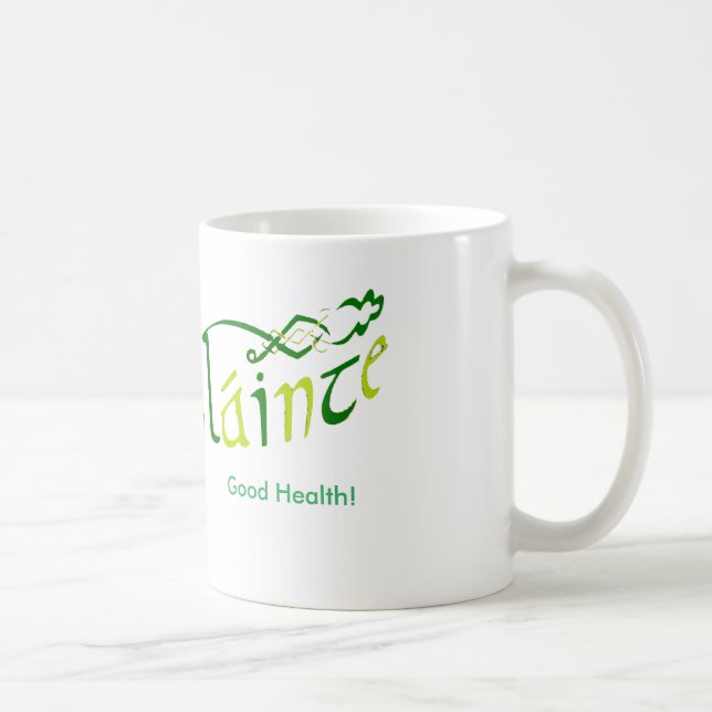 Image de la phrase irlandaise pour Mug blanc class (Droite)