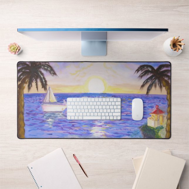 Image de peinture artistique Ocean Sunrise (Bureau 1)