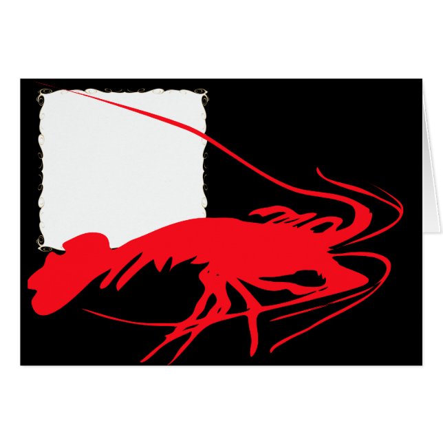 image de silhouette de crevette (Devant horizontal)