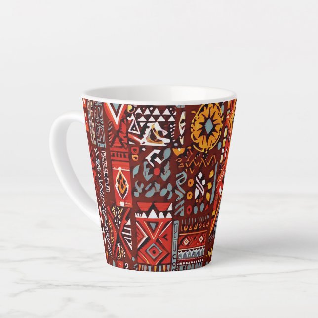 Image de surface géométrique Abstraite 1224- Mug e (Angle gauche)
