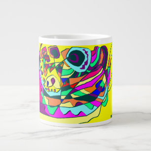 Image design d'art sur une tasse à boire